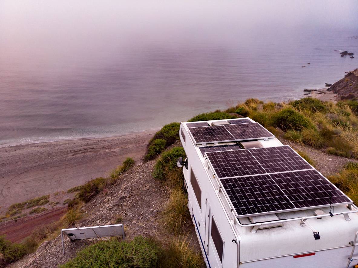 camping car panneau solaire
